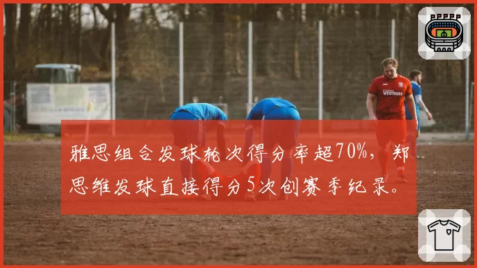 雅思组合发球轮次得分率超70%，郑思维发球直接得分5次创赛季纪录。